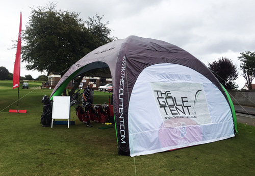 The Golf Tent demo day